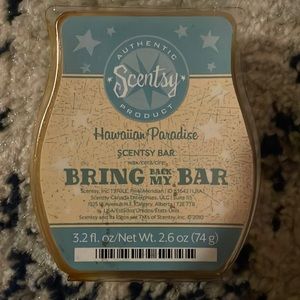 SOLD OUT Scentsy bar Bring back my bar Hawaiian Paradise